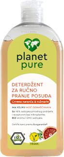 Deterdžent za ručno pranje posuđa – Crvena naranča i ružmarin planet pure