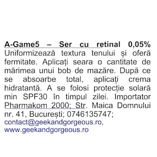 Ser A-Game pentru față Geek&Gorgeous