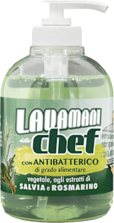 Sapone liquido con antibatterico di grado alimentare LAVAMANI dello chef