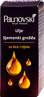 Ulje sjemenki grožđa za lice i tijelo Paunovski