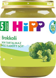 Bio brokkoli püré, 5 hónapos kortól HiPP