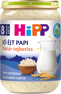 Bio tejberizs natúr 8 hónapos kortól HiPP