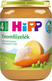 Bio zöldségpüré finomfőzelék 4 hónapos kortól HiPP