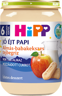 Bio tejbegríz alma- babakeksz  6 hónapos kortól HiPP