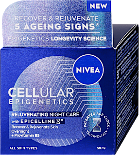 Nočný pleťový krém NIVEA Cellular Epigenetics Rejuvenating NIVEA