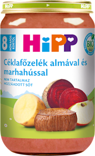 Bio junior menü  zöldséges tészta sonkával 8 hónapos kortól HiPP