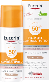 Eucerin Sun Protection Pigment Control Tinted Face Sun Gel-Creme Mittel LSF 50+ Eucerin