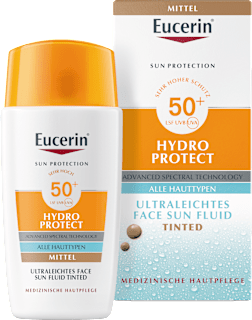 Eucerin Sun Protection Hydro Protect Face Sun Fluid Tinted LSF 50+ Mittel Eucerin