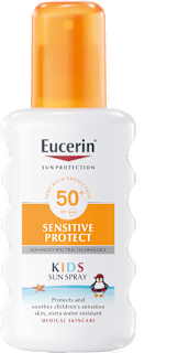 Sprej za sunčanje Kids Sensitive Protect, SPF 50+ Eucerin