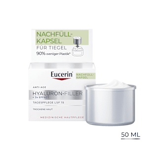 Eucerin Hyaluron-Filler + 3xEffekt Anti-Age Tagescreme LSF 15 Nachfüllkapsel Eucerin