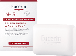 Eucerin pH5 seifenfreies Waschstück für empfindliche trockene Haut Eucerin