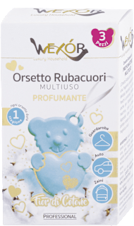 Viacúčelový osviežovač Orsetto Rubacuori - vôňa kvet bavlny WEXÓR