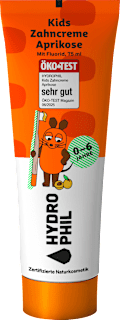 Zahncreme für Kinder Aprikose Hydrophil
