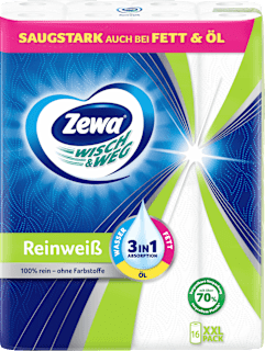 Küchenrolle Wisch&Weg Reinweiss (16x45 Blatt) Zewa