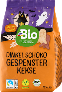 Dinkel Schoko Gespenster Kekse dmBio