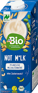 Pflanzendrink Not M*lk and so yummy dmBio
