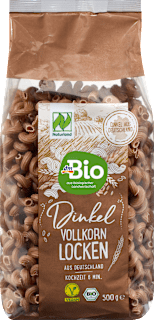 Nudeln, Locken aus Dinkel Vollkorn dmBio