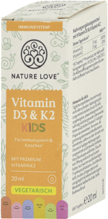 Kvapky Vitamin D3 & K2 Kids Nature Love
