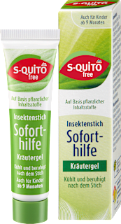 Insektenstichgel Soforthilfe Kräuter S-QUiTO free