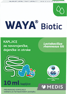 Biotic kapljice za novorojenčke, dojenčke in otroke WAYA