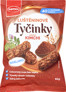 luštěninové tyčinky s příchutí Kimchi Semix