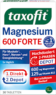 Magnesium 600 Forte Depot Tabletten 30 St taxofit