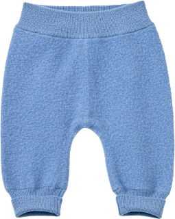 Hose aus Wollwalk mit Mitwachsfunktion, blau, Gr. 86/92 ALANA