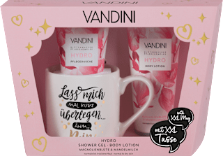 Geschenkset Hydro mit XXL Tasse VANDINI