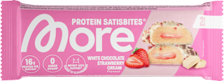 Proteinriegel, White Chocolate Strawberry Cream More Nutrition