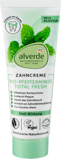 Zahnpasta Pfefferminze Total Fresh alverde NATURKOSMETIK