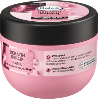 Maschera per capelli riparatrice con cheratina Balea PROFESSIONAL