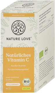 Kapsuly Vitamin C s BIO acerolou Nature Love