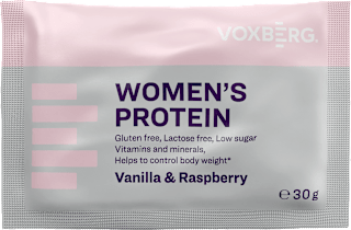 ženský protein s příchutí vanilka a malina VOXBERG