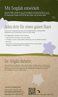 Folgemilch 2 nach dem 6. Monat Töpfer