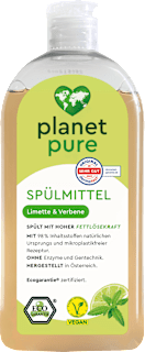 Spülmittel Limette & Verbene planet pure