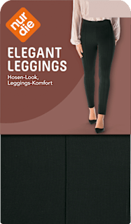 Leggings Elegant mit Hosen-Look schwarz Gr. 40/42
 nur die