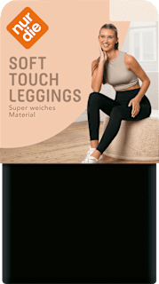 Leggings Soft-Touch schwarz Gr. 40/42 nur die