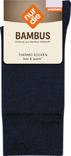 Socken Thermo mit Bambus-Viskose schwarz Gr. 39-42 nur die