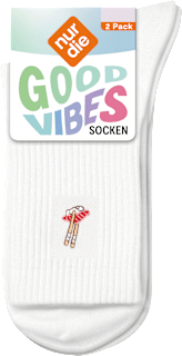 Crew Socken mit Sushi-Motiv weiß Gr. 39-42 nur die