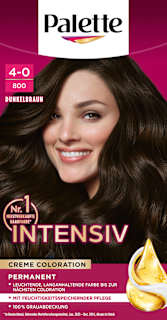 Haarfarbe 4-0/800 Dunkelbraun Palette Intensive Color Creme