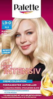 Haare Aufheller L9-0/XL9 Platin Blond Palette Intensive Color Creme