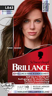 Haarfarbe L843 Leuchtendes Rot Schwarzkopf Brillance