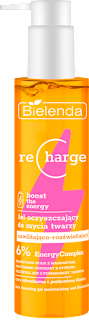 Recharge Moisturising and Brightening gel za čišćenje lica Bielenda