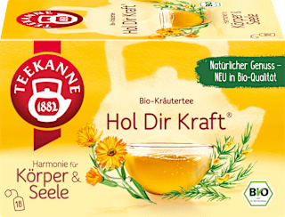Kräutertee, Hol Dir Kraft (18 Beutel) Teekanne
