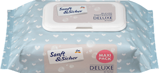 vhčený toaletní papír Deluxe Maxi Pack Sanft&Sicher