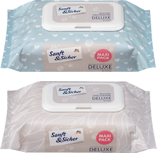 Feuchtes Toilettenpapier Maxi Pack Sanft&Sicher