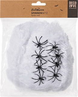 Spinnennetz mit 8 Spinnen (57 g) BRAUNS-HEITMANN