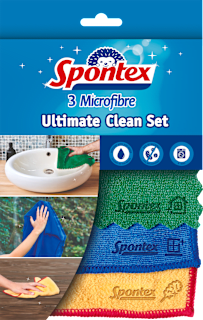 Čistiace utierky z mikrovlákna Ultimate Clean Spontex