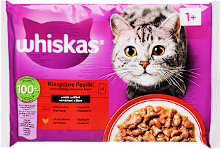 Nedves eledel macskáknak, marhával és csirkével Whiskas