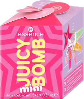sada mini lesků na rty JUICY BOMB 01 Holiday Happines essence